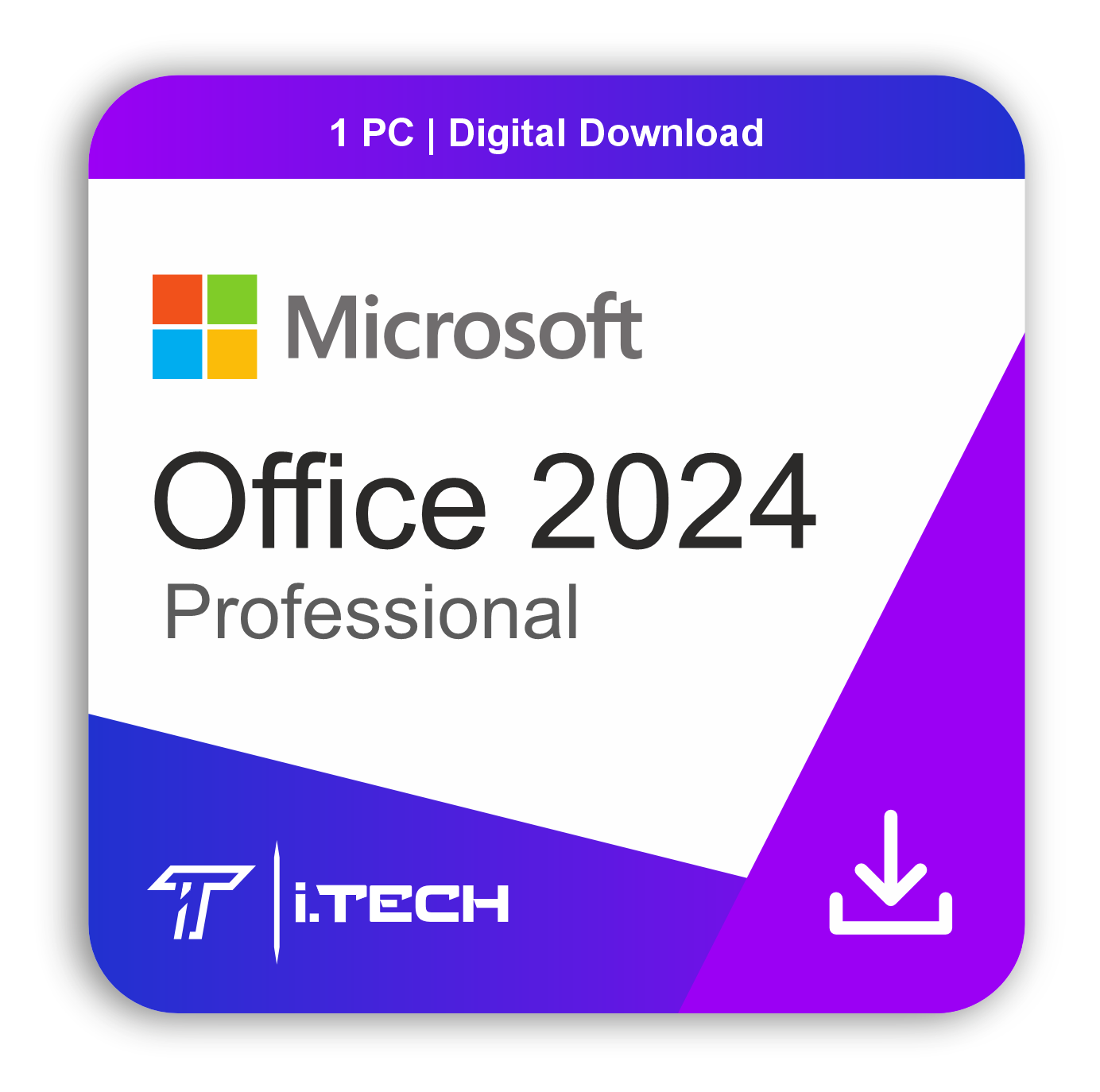 Office 2024 Professional Digital License | 32bit/64bit | Retail