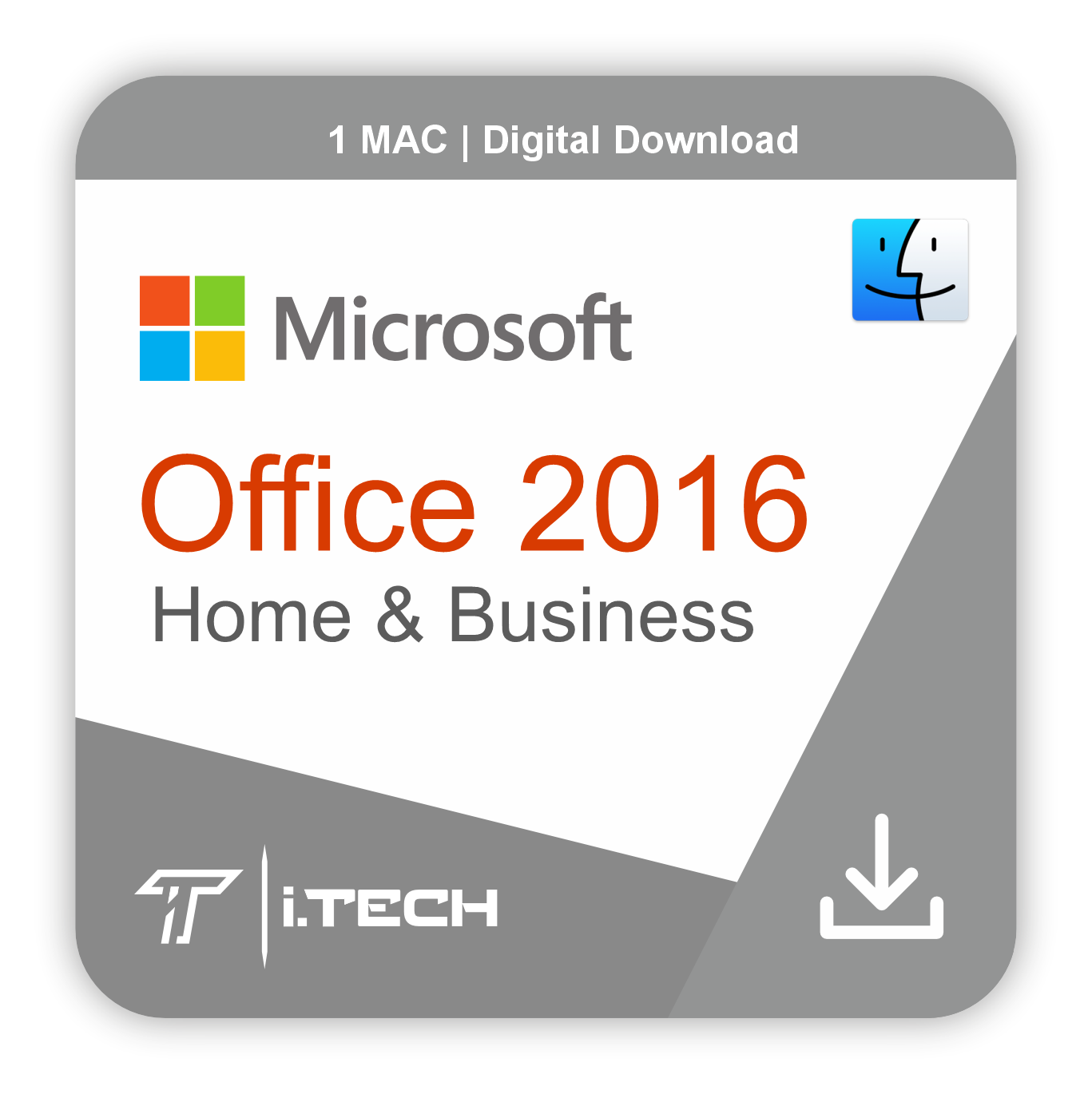 Office 2016 Home & Business for Mac | Digital License | Retail