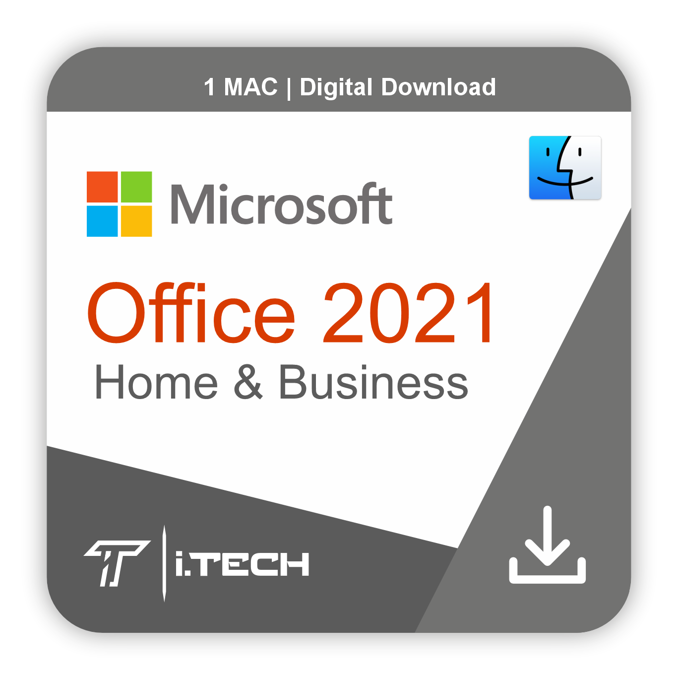Office 2021 Home & Business for Mac | Digital License | Retail