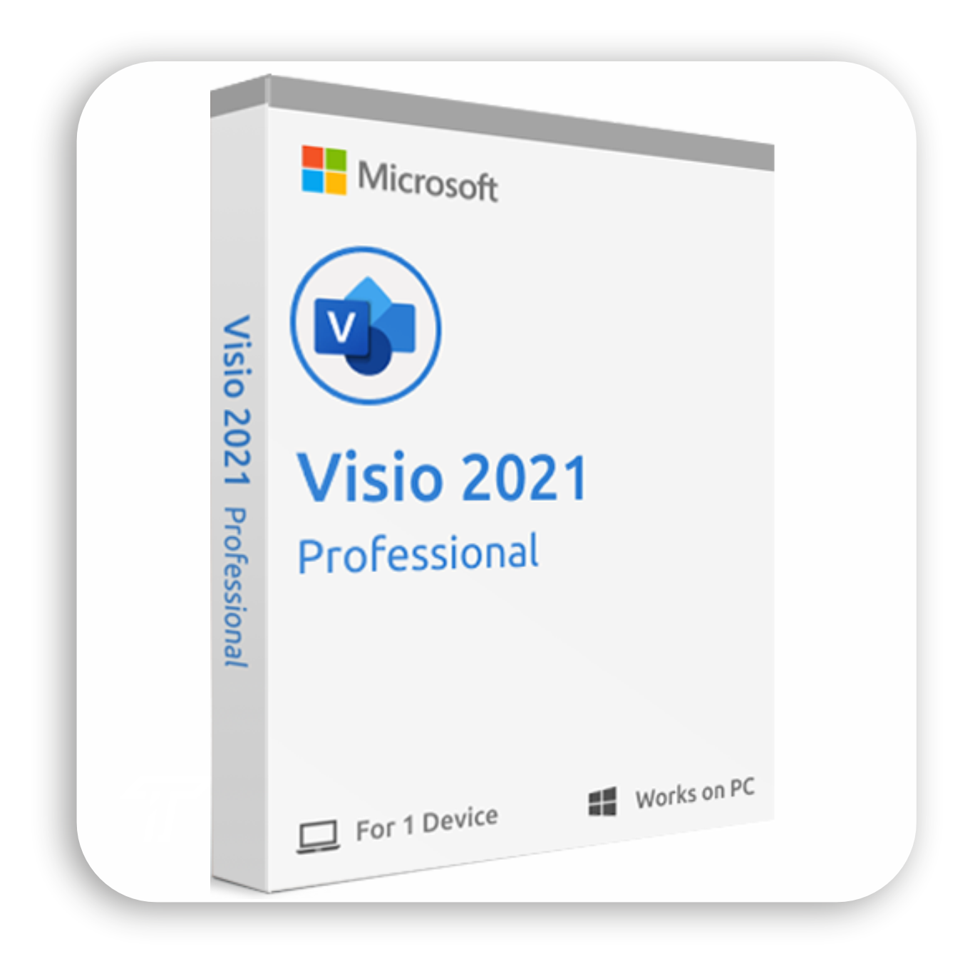 Visio 2021 Professional Digital License | 32bit/64bit | Retail