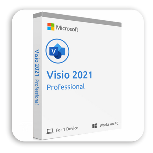 Visio 2021 Professional Digital License | 32bit/64bit | Retail