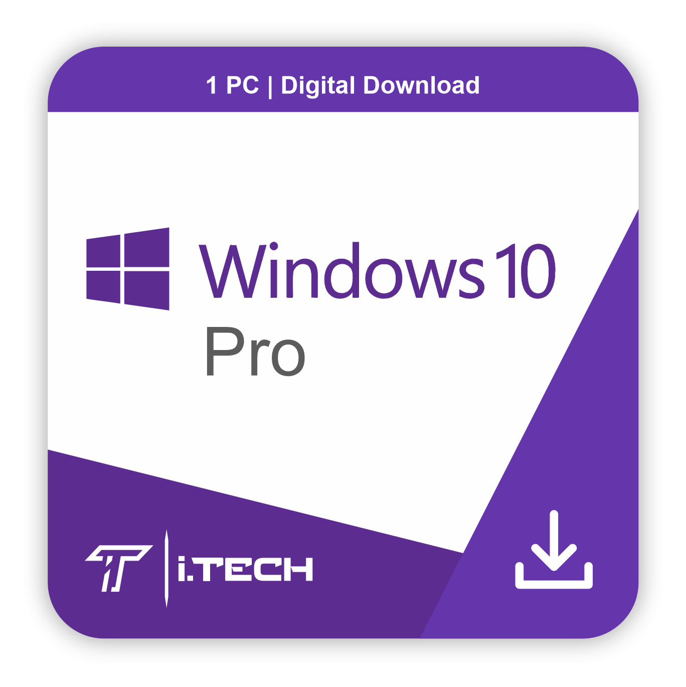 Windows 10 Professional | 32bit/64bit | 1 PC | ESD