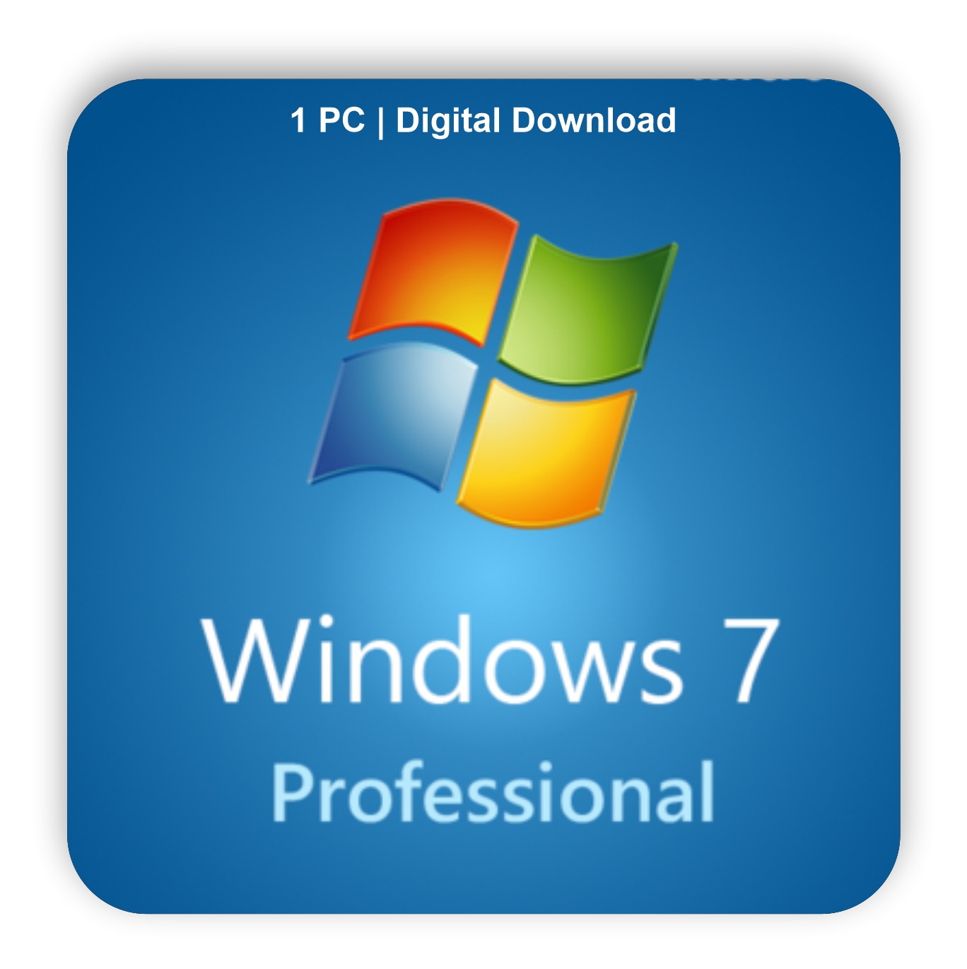 Windows 7 Professional | 32bit/64bit | 1 PC activation key | ESD