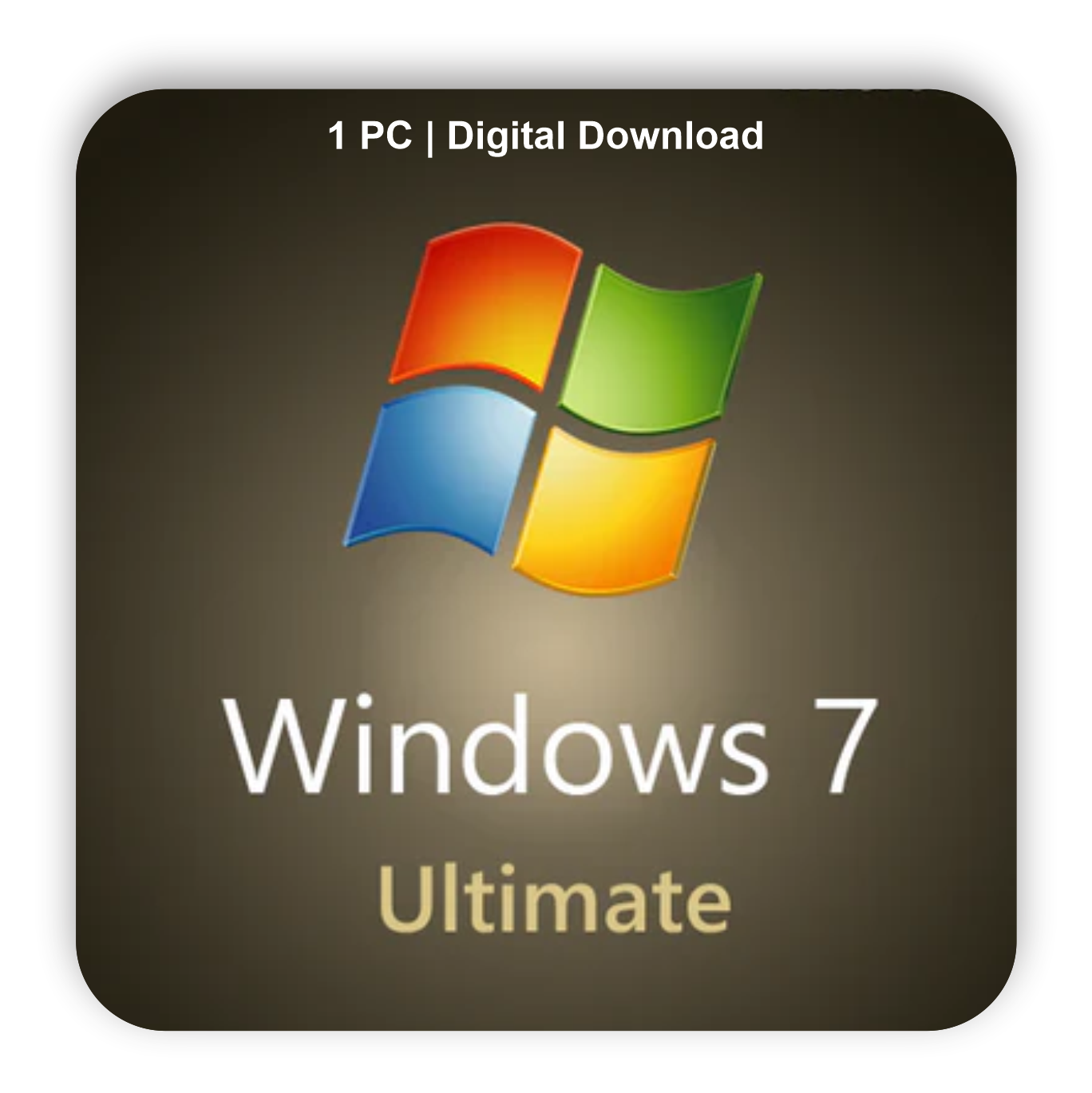 Windows 7 Ultimate | 32bit/64bit | 1 PC activation key | ESD