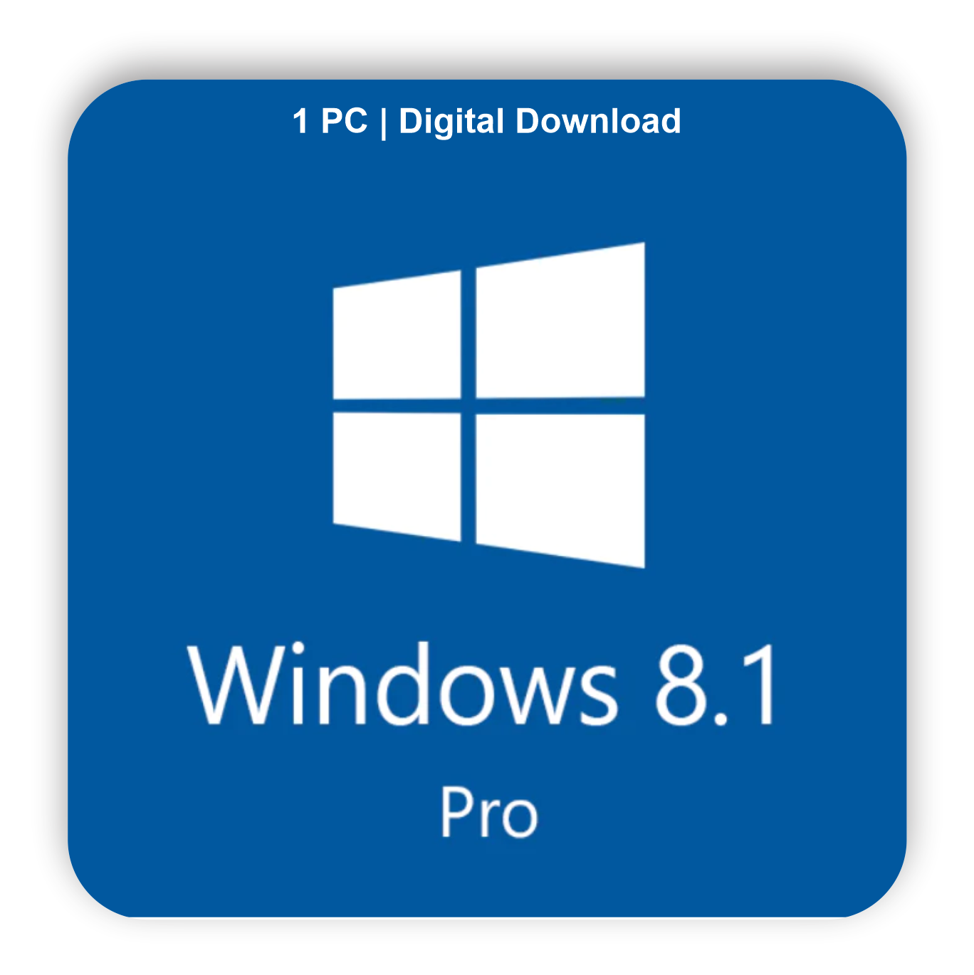 Windows 8.1 Professional | 32bit/64bit | 1 PC activation key | ESD