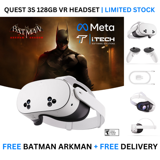 Meta Quest 3s | 128GB | FREE Batman: Arkham Shadow included | FREE DELIVERY