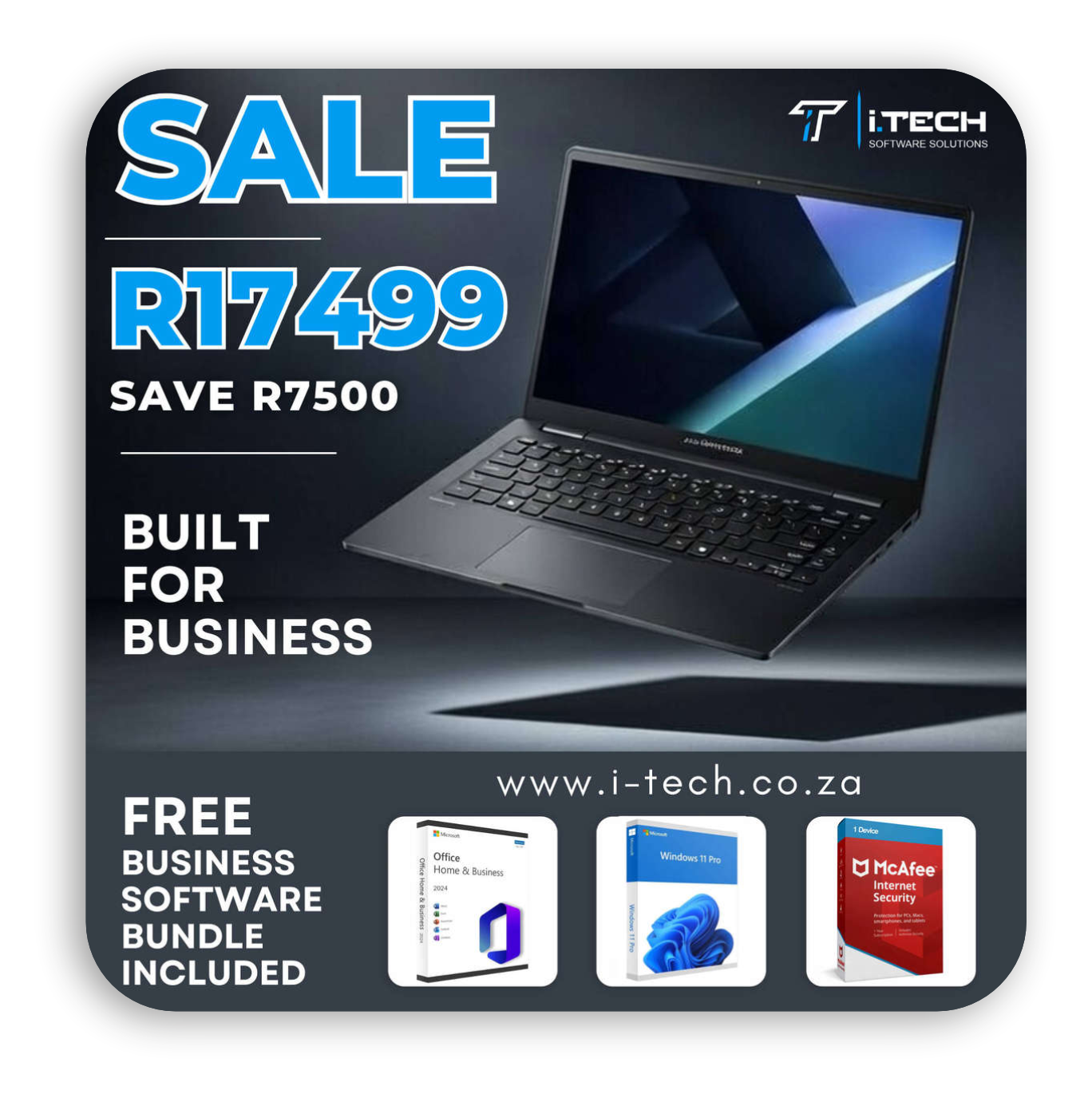 ASUS Expertbook | I7 1355U | 16GB RAM | 512GB SSD | 15.6" FHD | FREE DELIVERY + FREE BUSINESS SOFTWARE BUNDLE