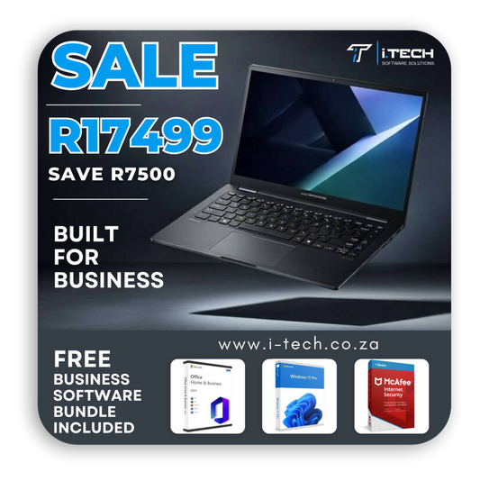 ASUS Expertbook | I7 1355U | 16GB RAM | 512GB SSD | 15.6" FHD | FREE DELIVERY + FREE BUSINESS SOFTWARE BUNDLE