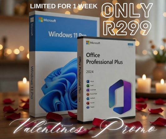 Valentines Promo | Windows 11 Pro & Office 2024 Pro