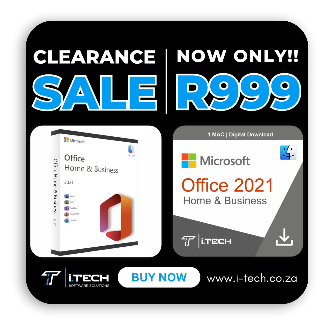 Office 2021 Home & Business for Mac | Digital License | Retail