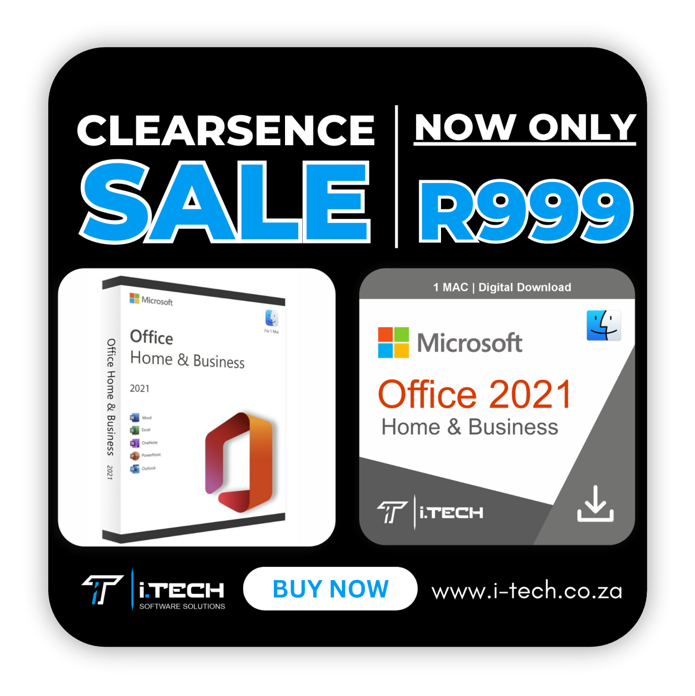 Office 2021 Home & Business for Mac | Digital License | Retail